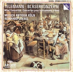 Concertos pour instruments à vent / Georg Philipp Telemann | Telemann, Georg Philipp. Compositeur