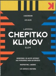 Chepitko Klimov | Chepitko, Larissa. Monteur. Scénariste