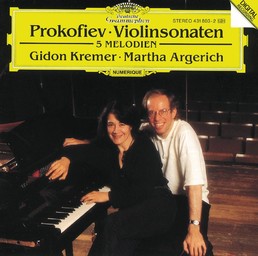 Sonate n° 1 pour violon et piano, en fa mineur, op. 80 / Serge Prokofiev | Prokofiev, Serge. Compositeur