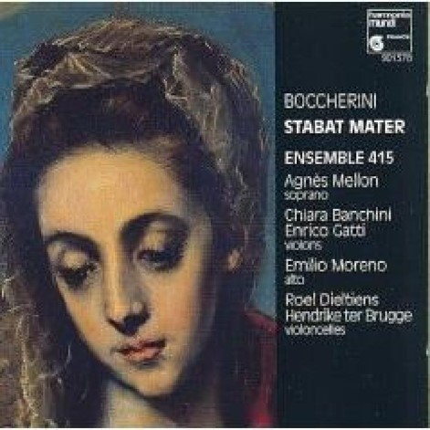 Stabat Mater, première version 1781, pour Soprano, 2 violons, alto et 2 violoncelles, op. 61 G. 532 / Luigi Boccherini | Boccherini, Luigi. Compositeur